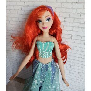 Disney Princess Style Series Ariel Fashion Doll Red Hair Mermaid Outfit
